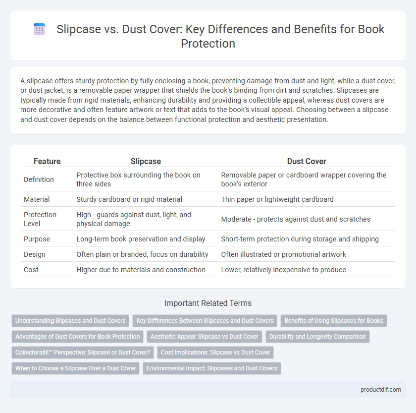 Slipcase vs. Dust Cover: Key Differences and Benefits for Book Protection
