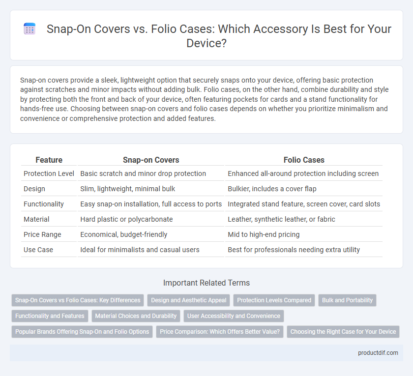 Snap-On Covers vs. Folio Cases: Which Accessory Is Best for Your Device?