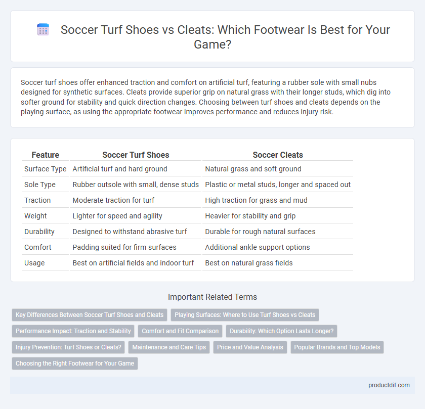 Soccer Turf Shoes vs Cleats: Which Footwear Is Best for Your Game?
