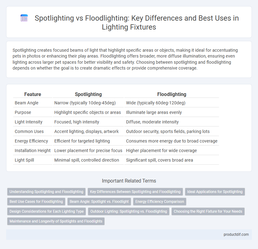 Spotlighting vs Floodlighting: Key Differences and Best Uses in Lighting Fixtures