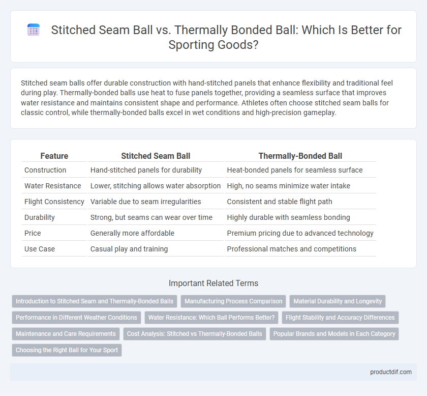 Stitched Seam Ball vs. Thermally Bonded Ball: Which Is Better for Sporting Goods?