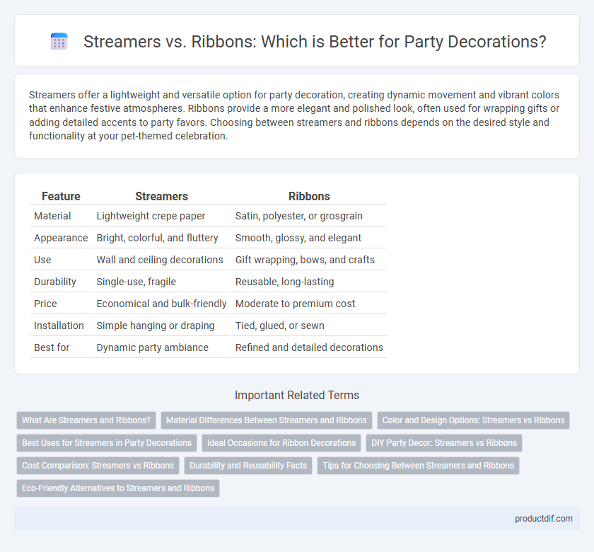 Streamers vs. Ribbons: Which is Better for Party Decorations?