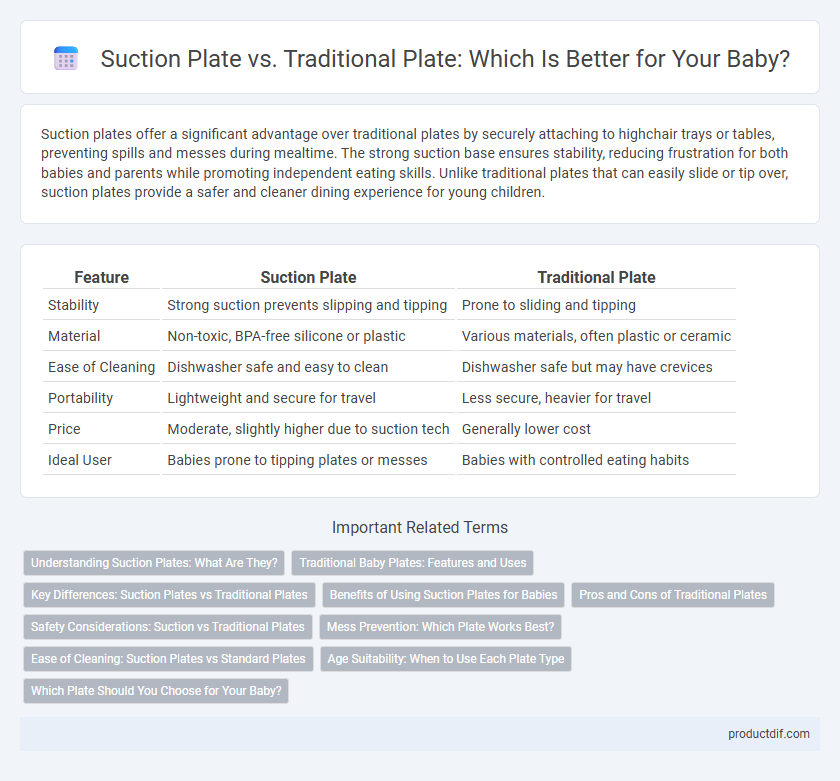 Suction Plate vs. Traditional Plate: Which Is Better for Your Baby?