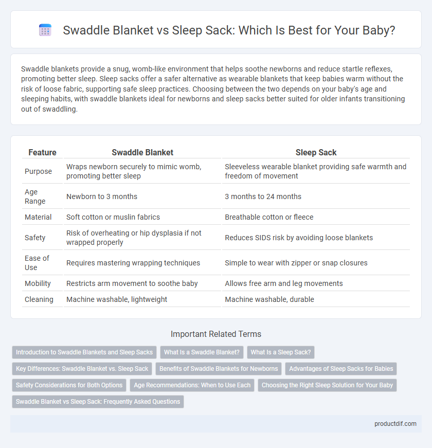 Swaddle Blanket vs Sleep Sack: Which Is Best for Your Baby?
