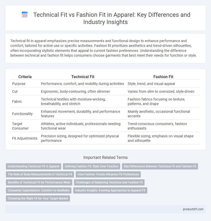 Technical Fit vs Fashion Fit in Apparel: Key Differences and Industry Insights