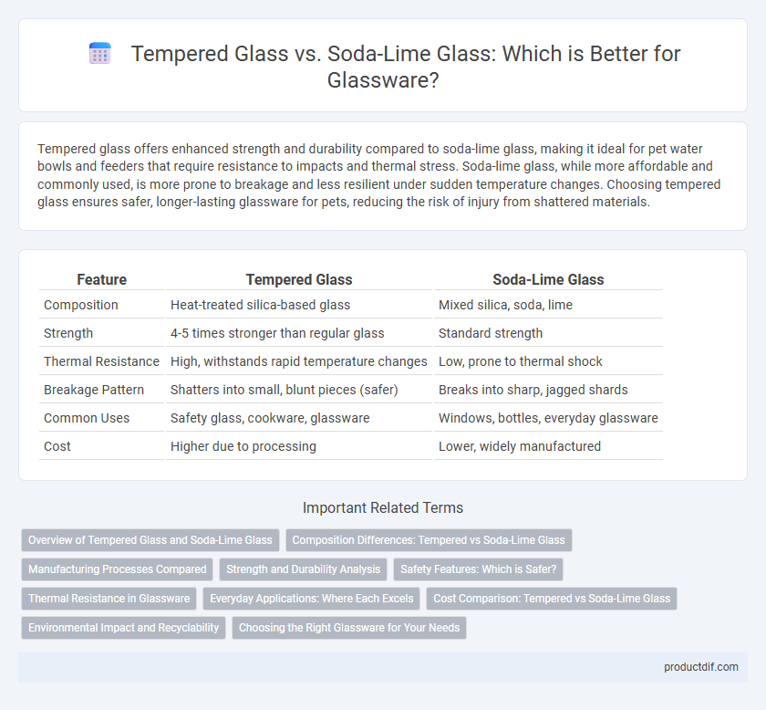 Tempered Glass vs. Soda-Lime Glass: Which is Better for Glassware?