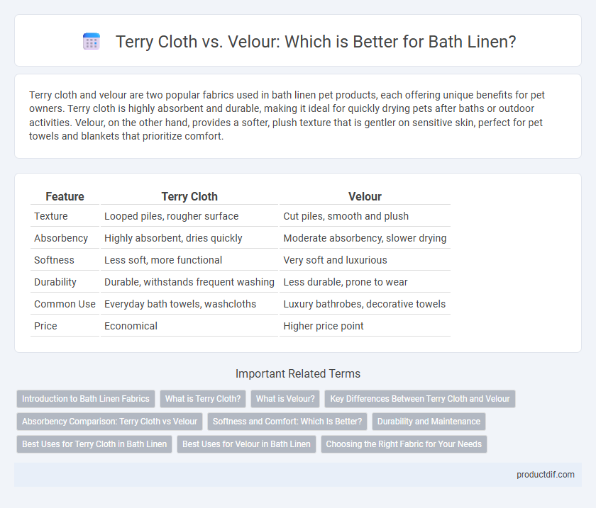 Terry Cloth vs. Velour: Which is Better for Bath Linen?