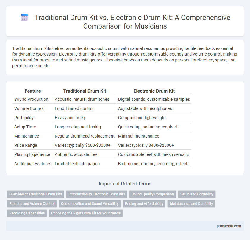 Traditional Drum Kit vs. Electronic Drum Kit: A Comprehensive Comparison for Musicians