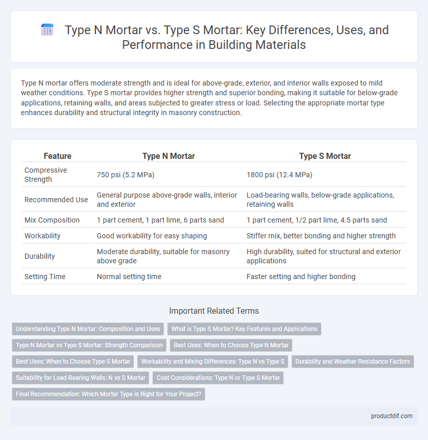 Type N Mortar vs. Type S Mortar: Key Differences, Uses, and Performance in Building Materials