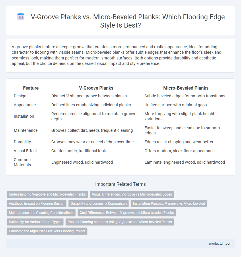 V-Groove Planks vs. Micro-Beveled Planks: Which Flooring Edge Style Is Best?