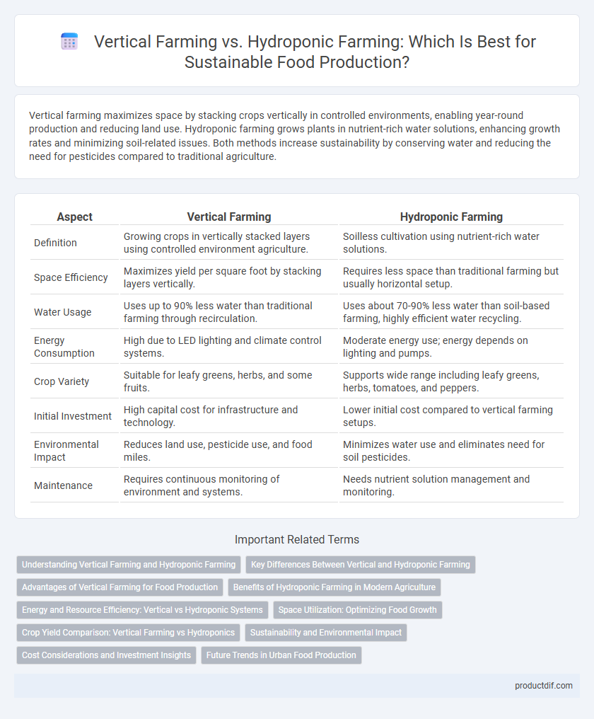 Vertical Farming vs. Hydroponic Farming: Which Is Best for Sustainable Food Production?