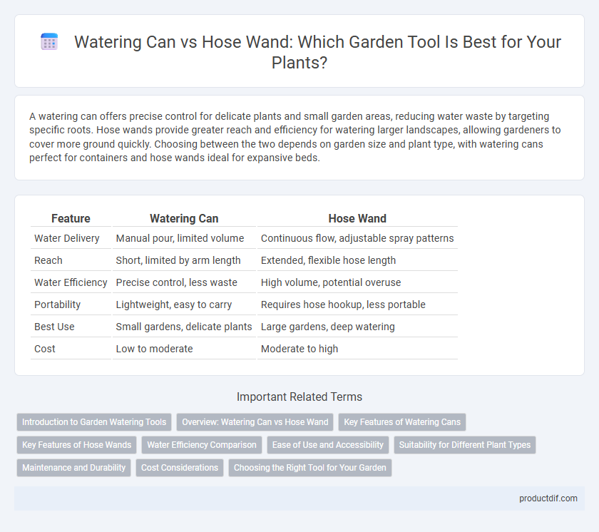 Watering Can vs Hose Wand: Which Garden Tool Is Best for Your Plants?