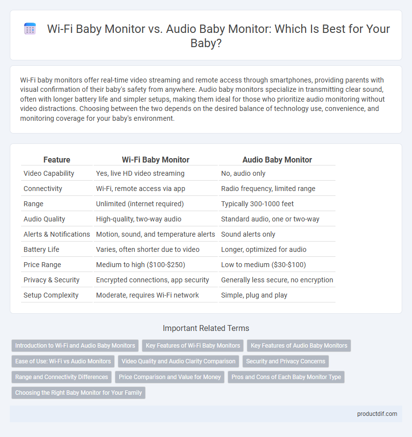 Wi-Fi Baby Monitor vs. Audio Baby Monitor: Which Is Best for Your Baby?