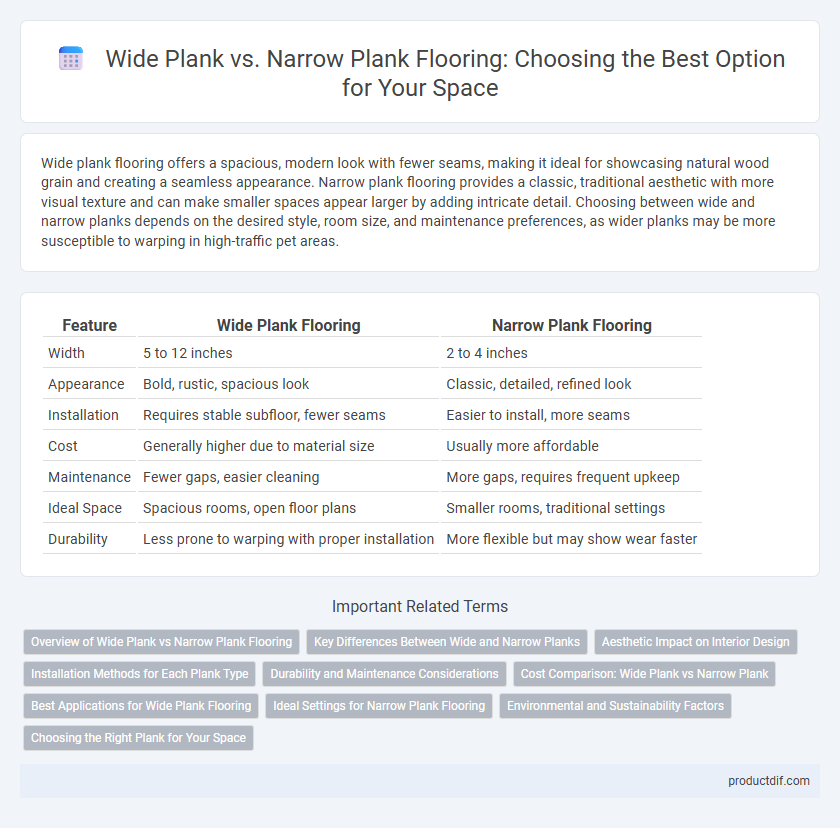 Wide Plank vs. Narrow Plank Flooring: Choosing the Best Option for Your Space