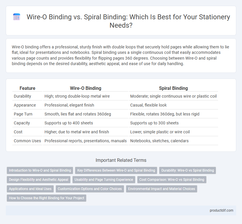 Wire-O Binding vs. Spiral Binding: Which Is Best for Your Stationery Needs?