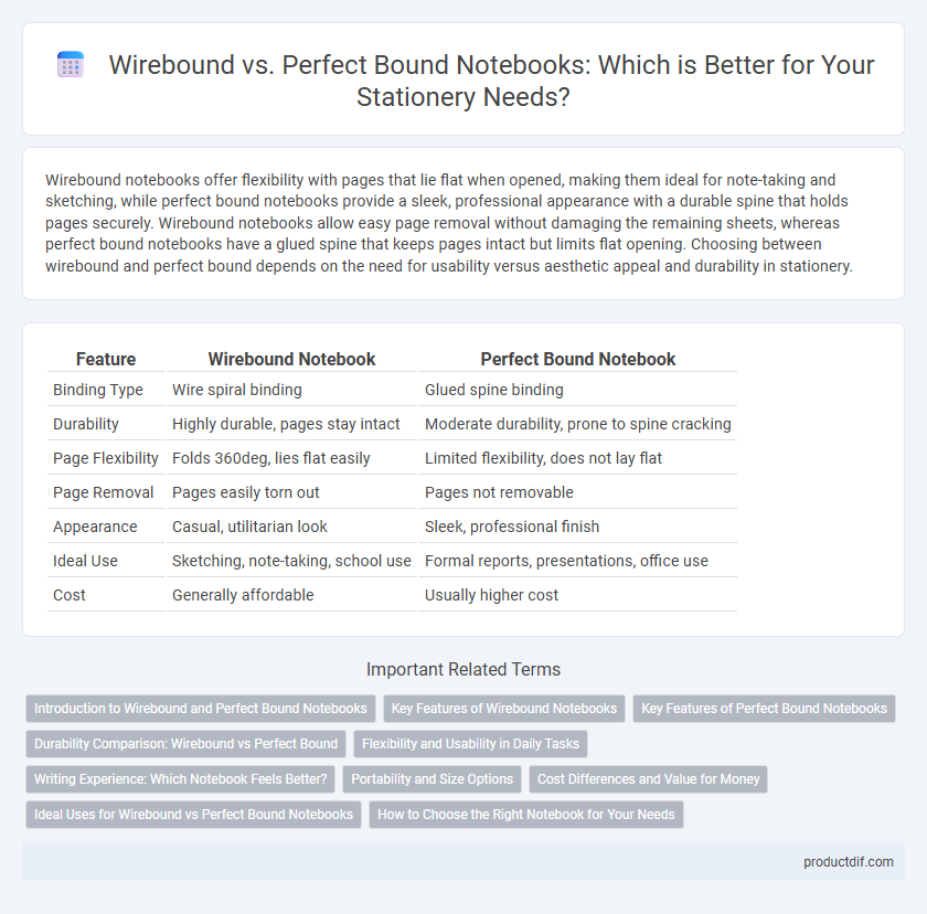 Wirebound vs. Perfect Bound Notebooks: Which is Better for Your Stationery Needs?