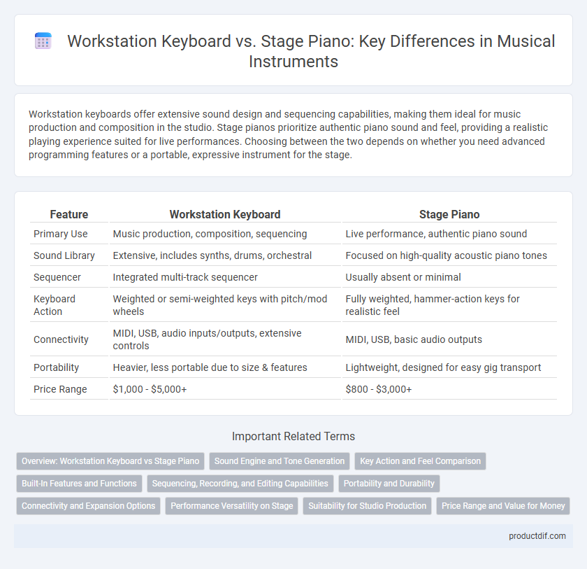 Workstation Keyboard vs. Stage Piano: Key Differences in Musical Instruments