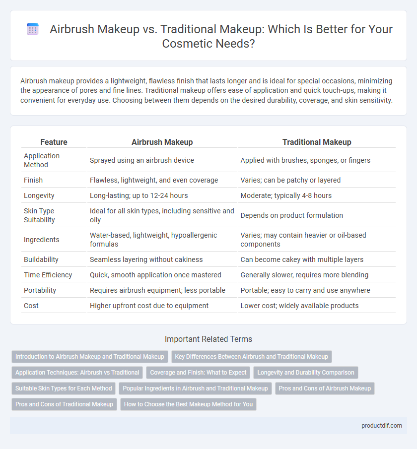 Airbrush Makeup vs. Traditional Makeup: Which Is Better for Your Cosmetic Needs?