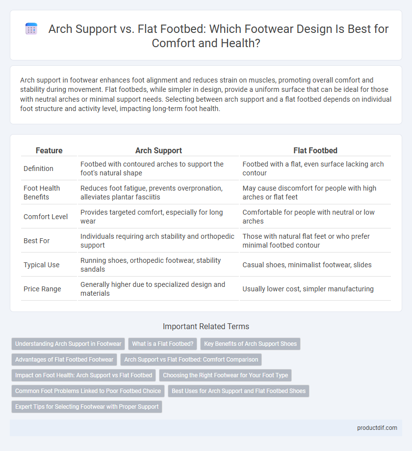 Arch Support vs. Flat Footbed: Which Footwear Design Is Best for Comfort and Health?