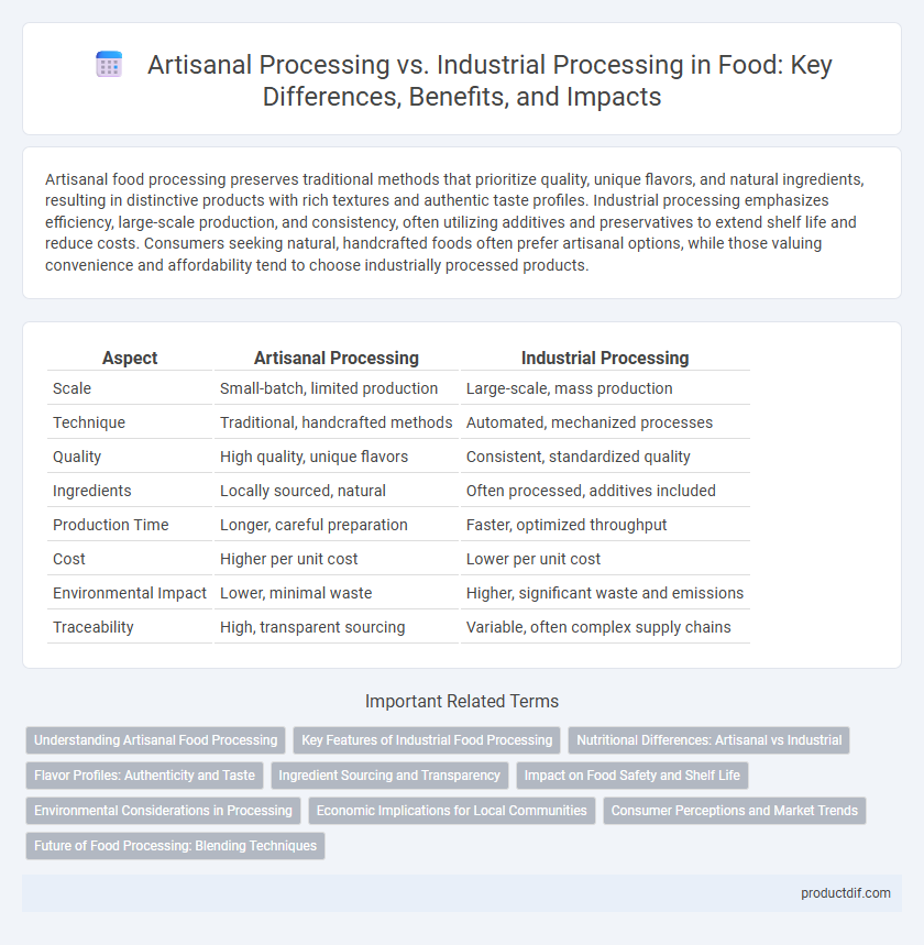 Artisanal Processing vs. Industrial Processing in Food: Key Differences, Benefits, and Impacts