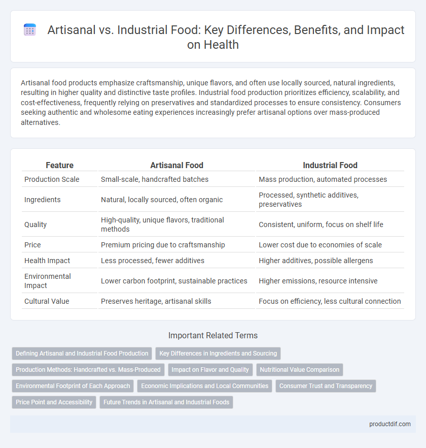 Artisanal vs. Industrial Food: Key Differences, Benefits, and Impact on Health