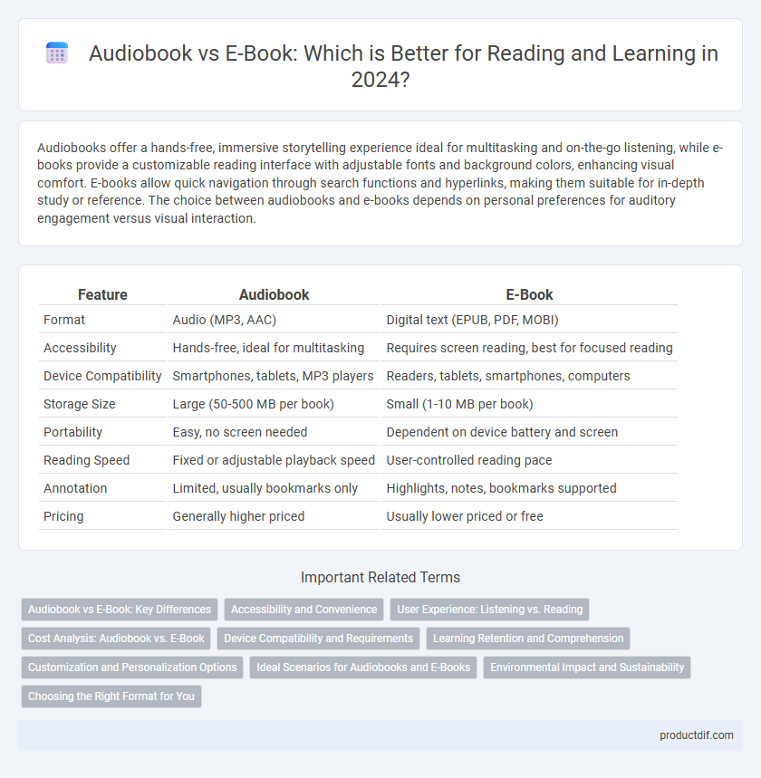 Audiobook vs E-Book: Which is Better for Reading and Learning in 2024?