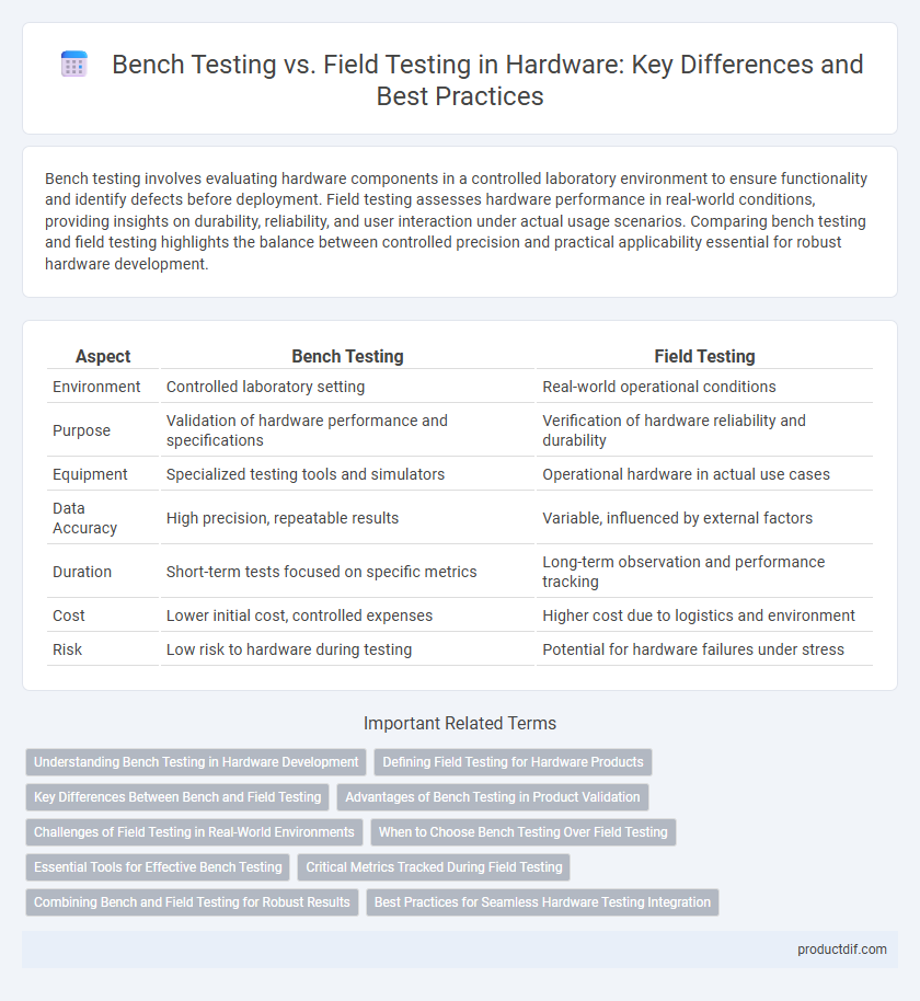 Bench Testing vs. Field Testing in Hardware: Key Differences and Best Practices