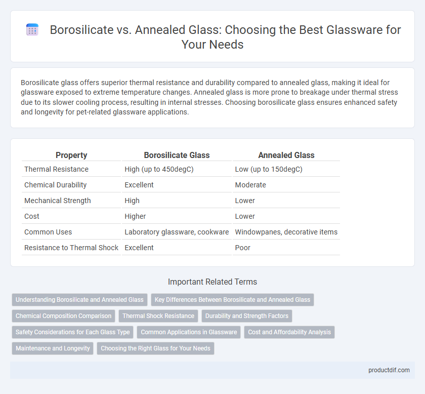 Borosilicate vs. Annealed Glass: Choosing the Best Glassware for Your Needs