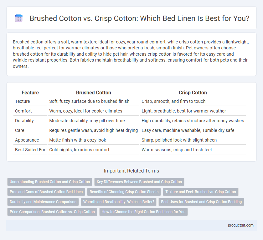 Brushed Cotton vs. Crisp Cotton: Which Bed Linen Is Best for You?