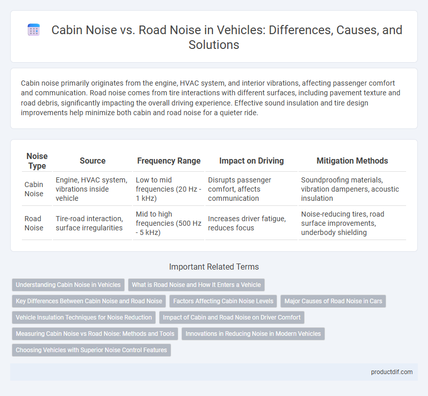 Cabin Noise vs. Road Noise in Vehicles: Differences, Causes, and Solutions