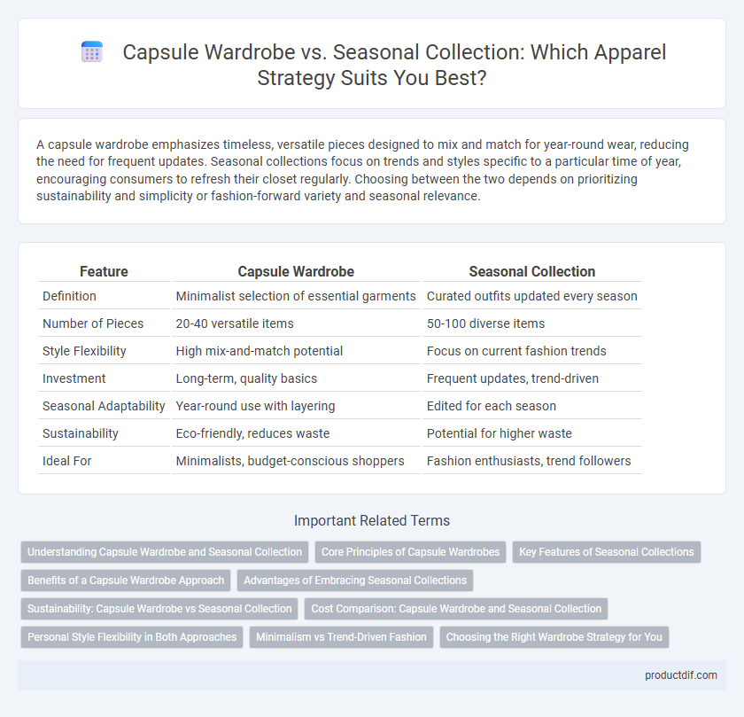 Capsule Wardrobe vs. Seasonal Collection: Which Apparel Strategy Suits You Best?