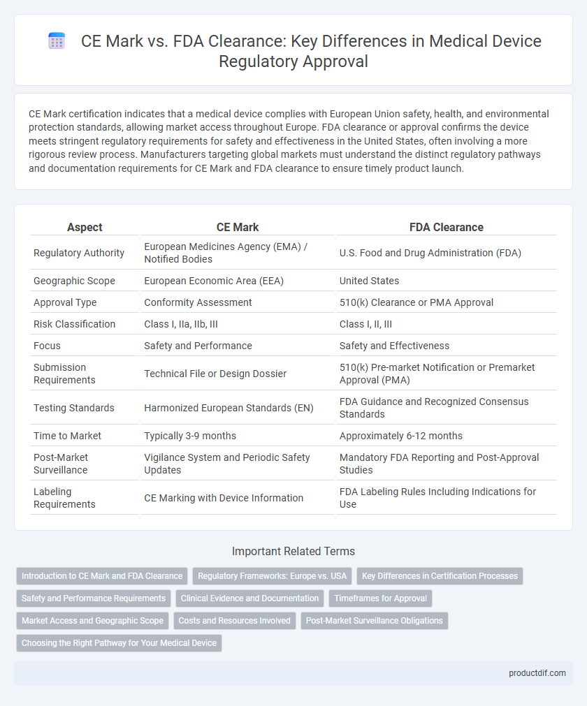 CE Mark vs. FDA Clearance: Key Differences in Medical Device Regulatory Approval