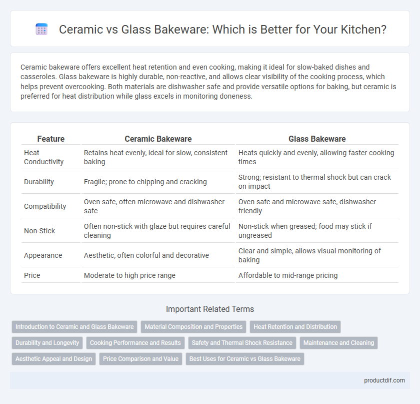 Ceramic vs Glass Bakeware: Which is Better for Your Kitchen?