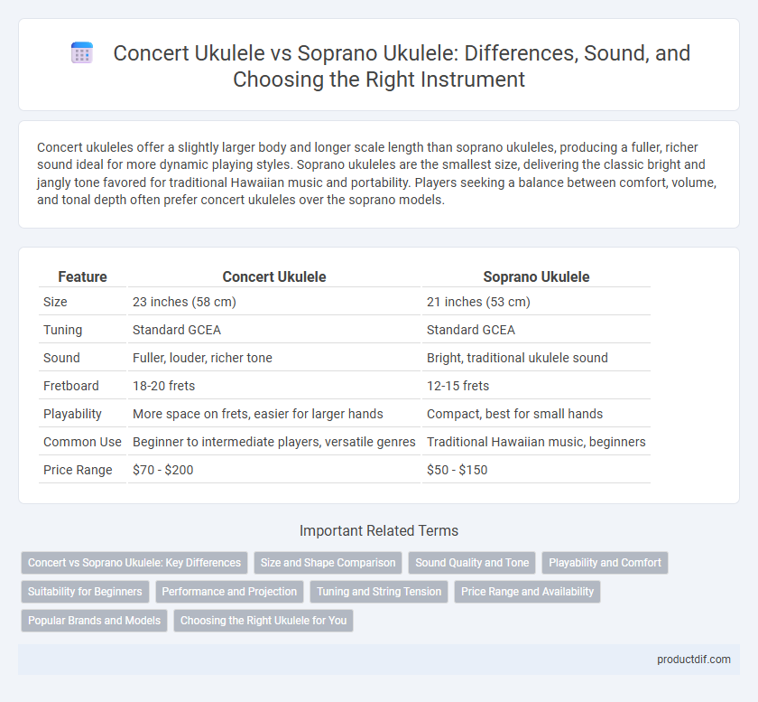 Concert Ukulele vs Soprano Ukulele: Differences, Sound, and Choosing the Right Instrument