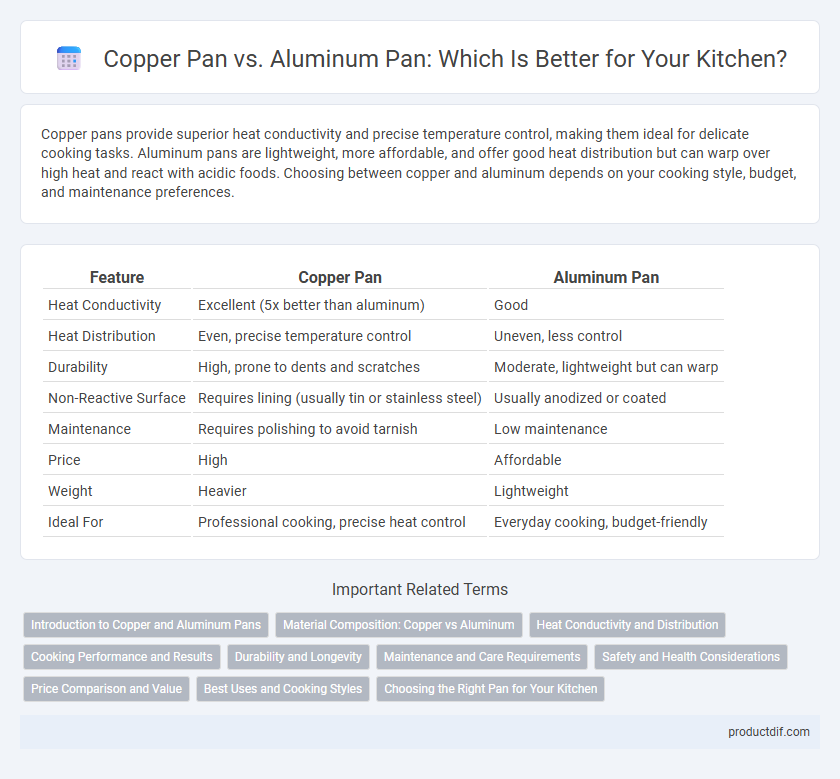 Copper Pan vs. Aluminum Pan: Which Is Better for Your Kitchen?