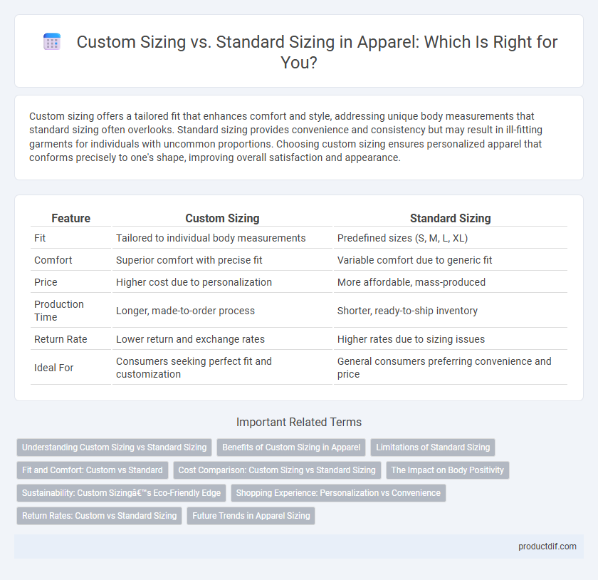 Custom Sizing vs. Standard Sizing in Apparel: Which Is Right for You?