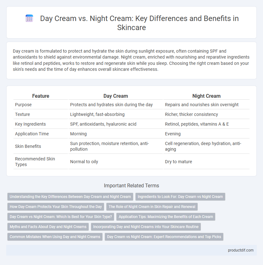 Day Cream vs. Night Cream: Key Differences and Benefits in Skincare
