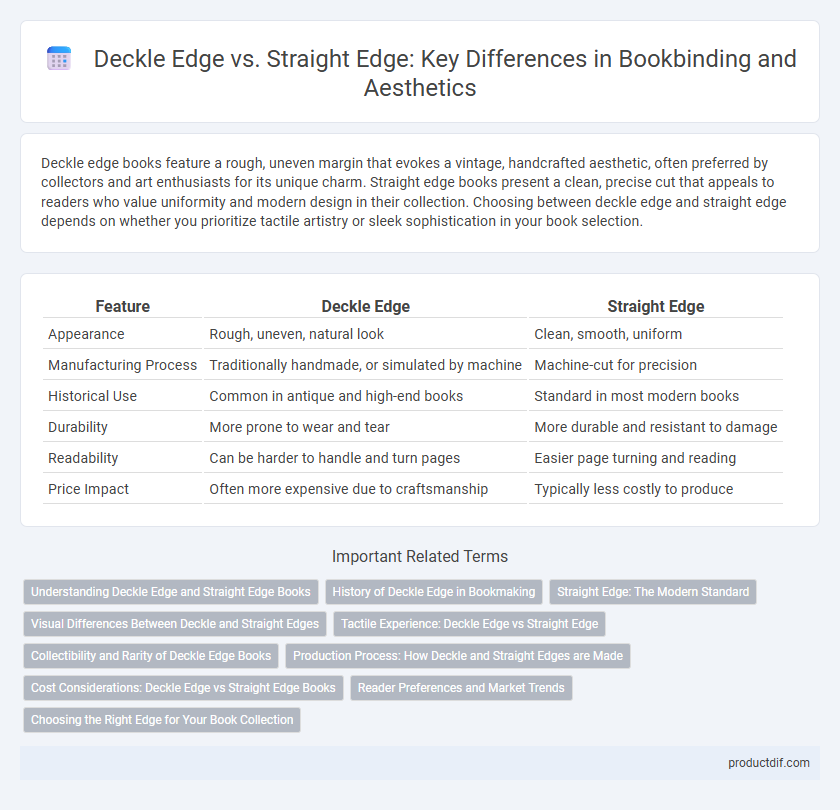 Deckle Edge vs. Straight Edge: Key Differences in Bookbinding and Aesthetics