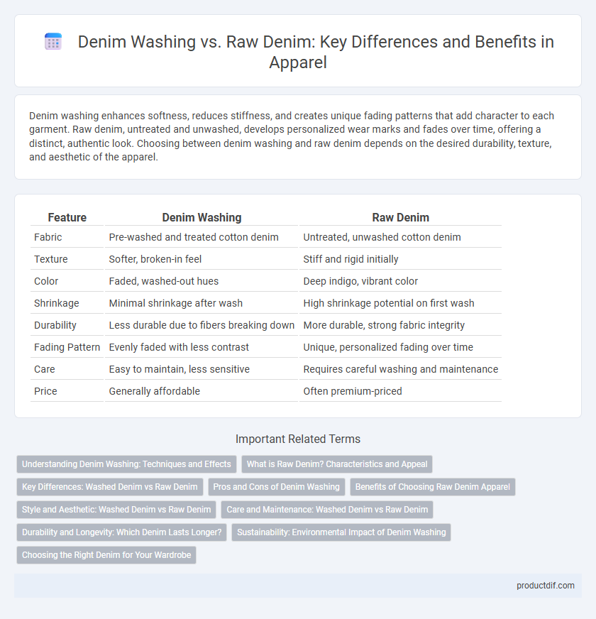 Denim Washing vs. Raw Denim: Key Differences and Benefits in Apparel