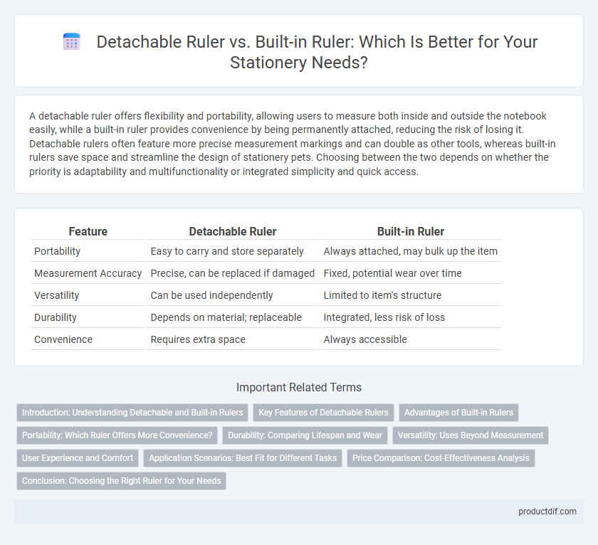 Detachable Ruler vs. Built-in Ruler: Which Is Better for Your Stationery Needs?