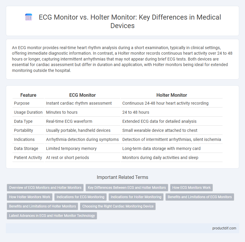 ECG Monitor vs. Holter Monitor: Key Differences in Medical Devices