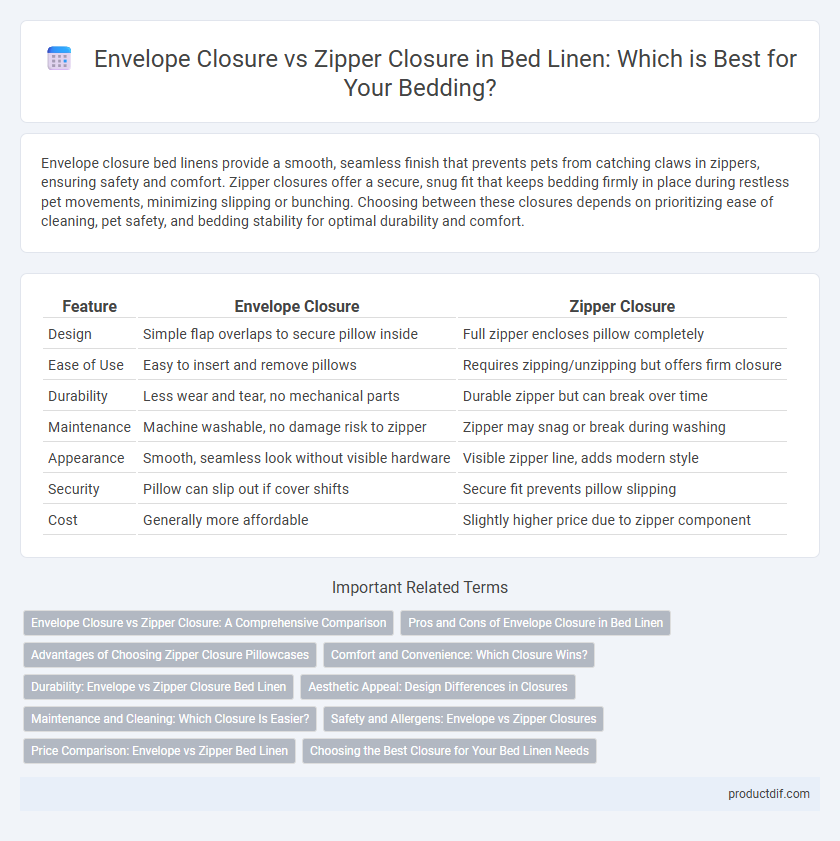 Envelope Closure vs Zipper Closure in Bed Linen: Which is Best for Your Bedding?