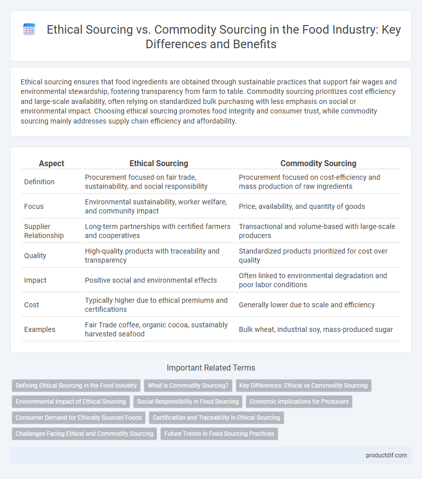 Ethical Sourcing vs. Commodity Sourcing in the Food Industry: Key Differences and Benefits