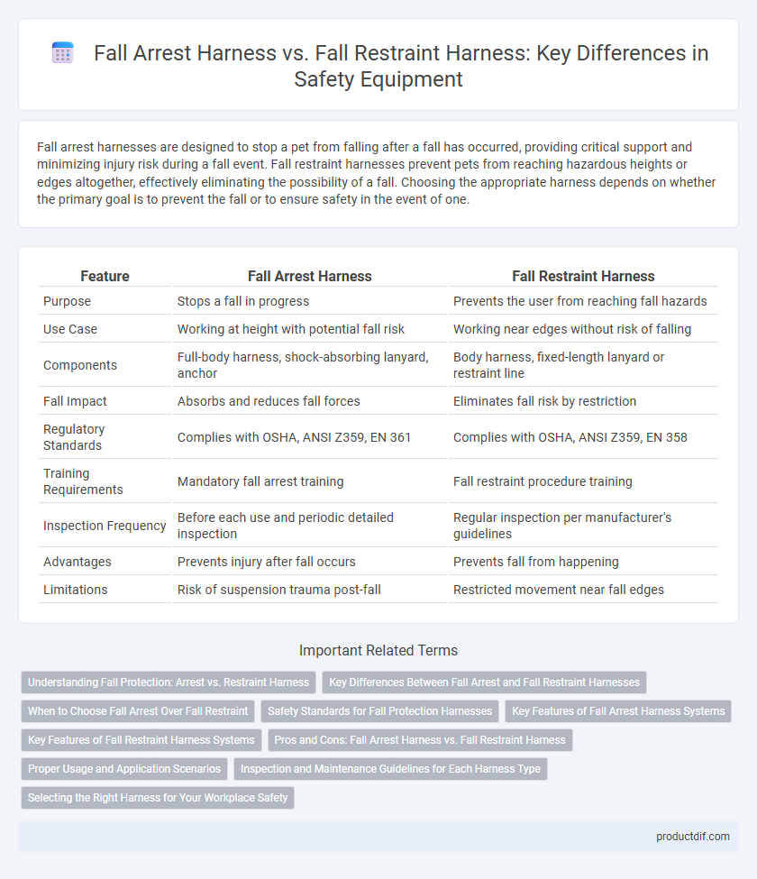 Fall Arrest Harness vs. Fall Restraint Harness: Key Differences in Safety Equipment
