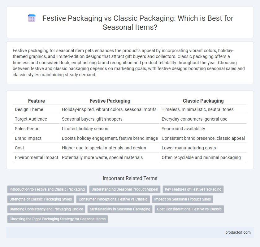 Festive Packaging vs Classic Packaging: Which is Best for Seasonal Items?