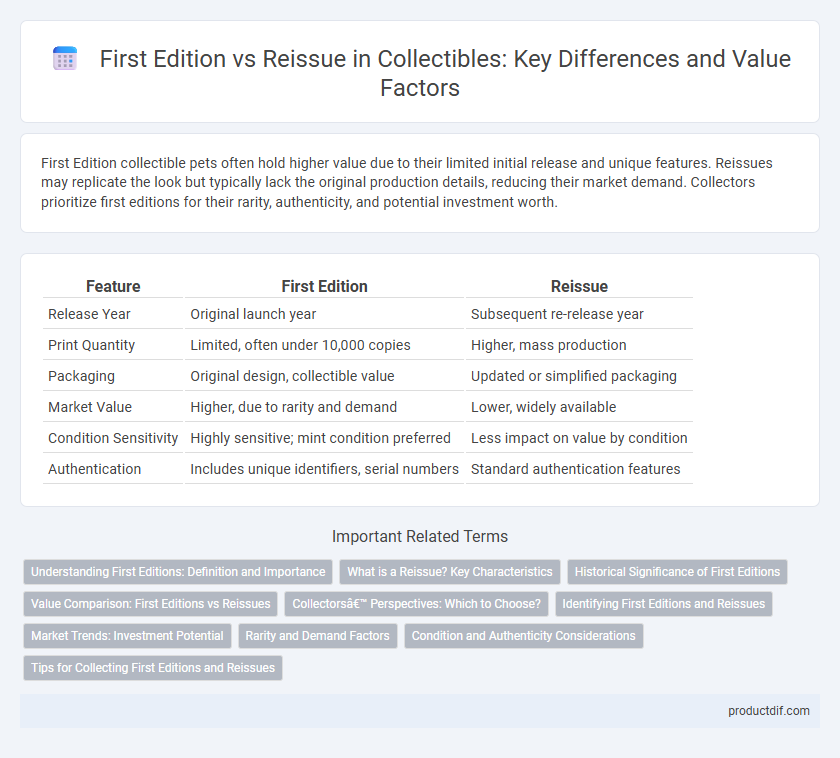 First Edition vs Reissue in Collectibles: Key Differences and Value Factors