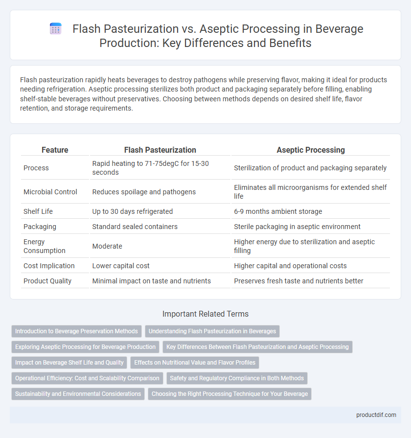 Flash Pasteurization vs. Aseptic Processing in Beverage Production: Key Differences and Benefits