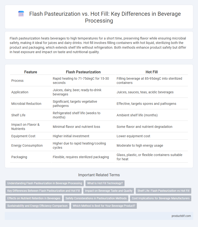 Flash Pasteurization vs. Hot Fill: Key Differences in Beverage Processing