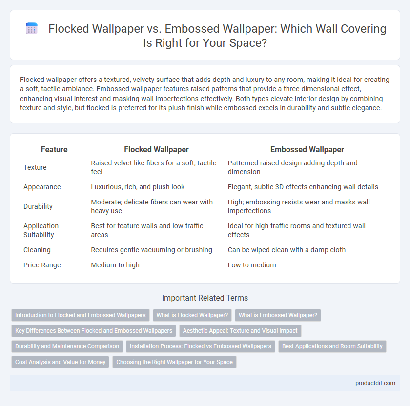 Flocked Wallpaper vs. Embossed Wallpaper: Which Wall Covering Is Right for Your Space?