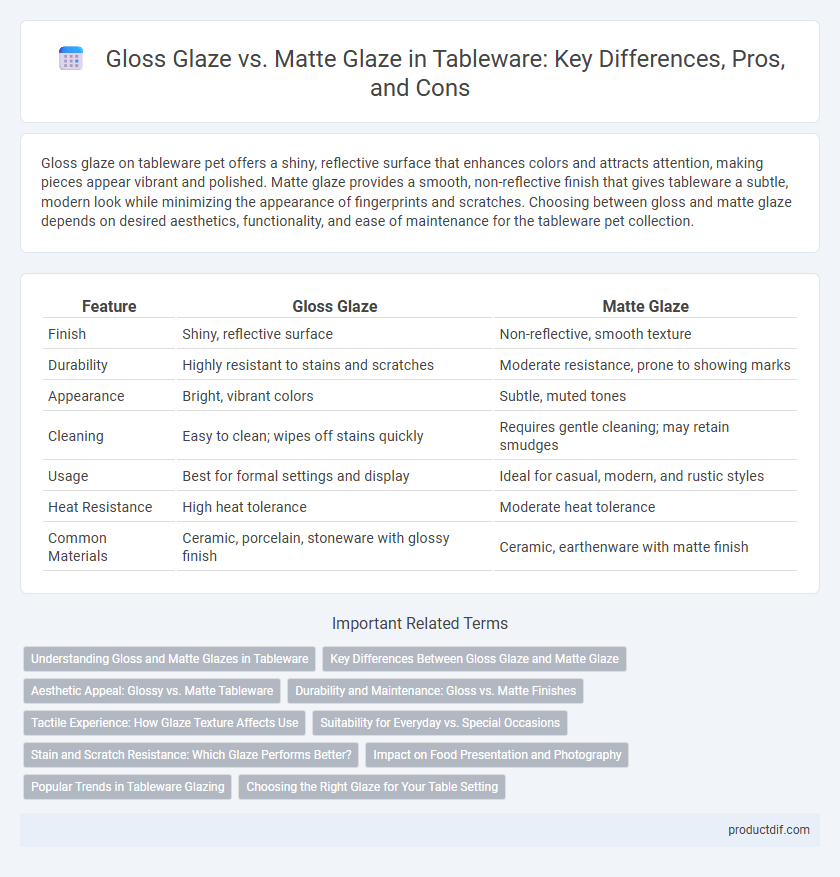 Gloss Glaze vs. Matte Glaze in Tableware: Key Differences, Pros, and Cons